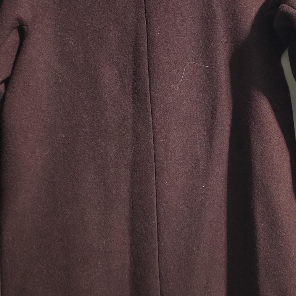 Vince Camuto Dark Red Trench Coat - Picture 14 of 16